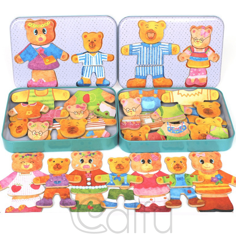 Ositos Magnéticos (Vestir Ositos)