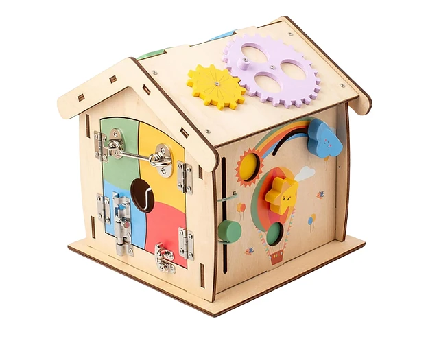 Casa de Madera Habilidades Montessori