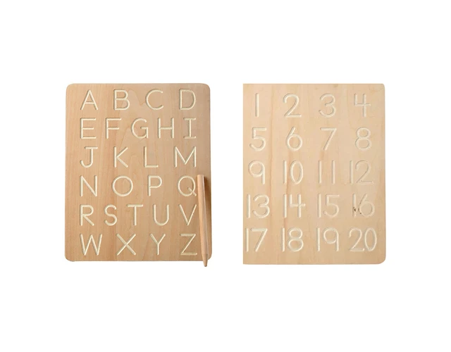 Grafomotricidad: Tablero de Números y Letras