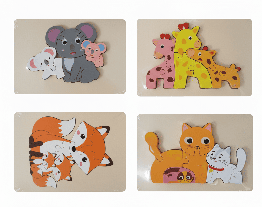 Mi Primer Puzzle de Encaje (Familias)