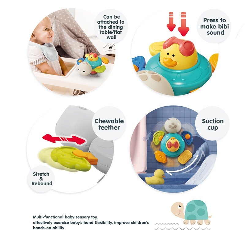 Tortuga Spinner interactivo con Ventosa