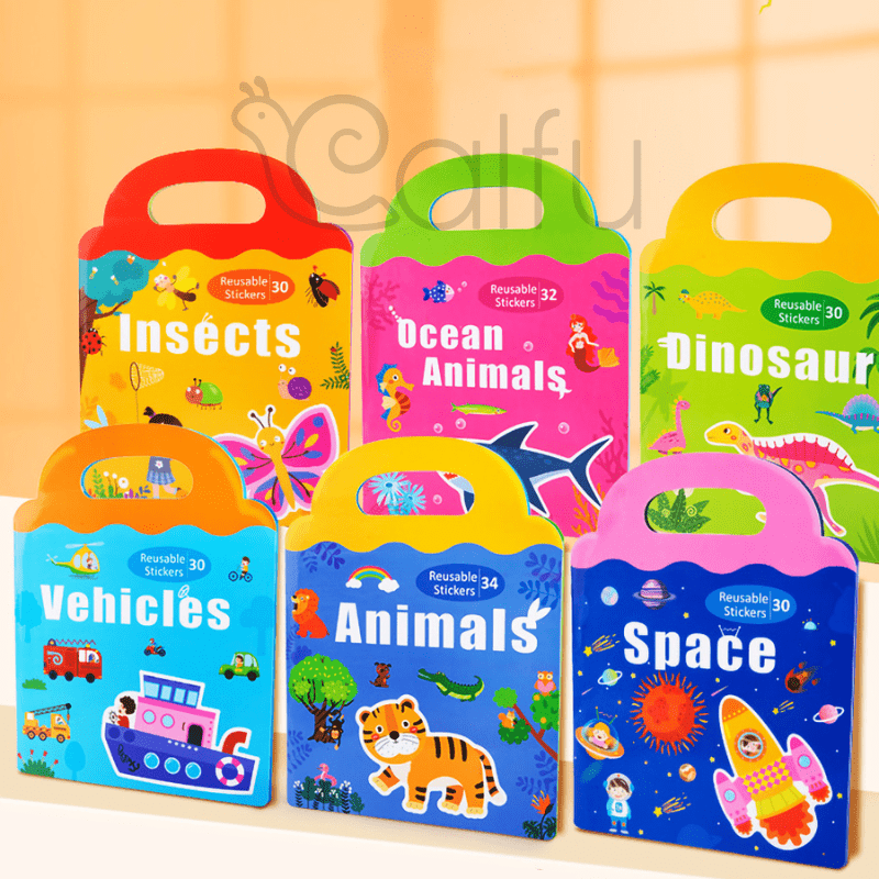 Libro de Stickers magnéticos reutilizables (Variedades)
