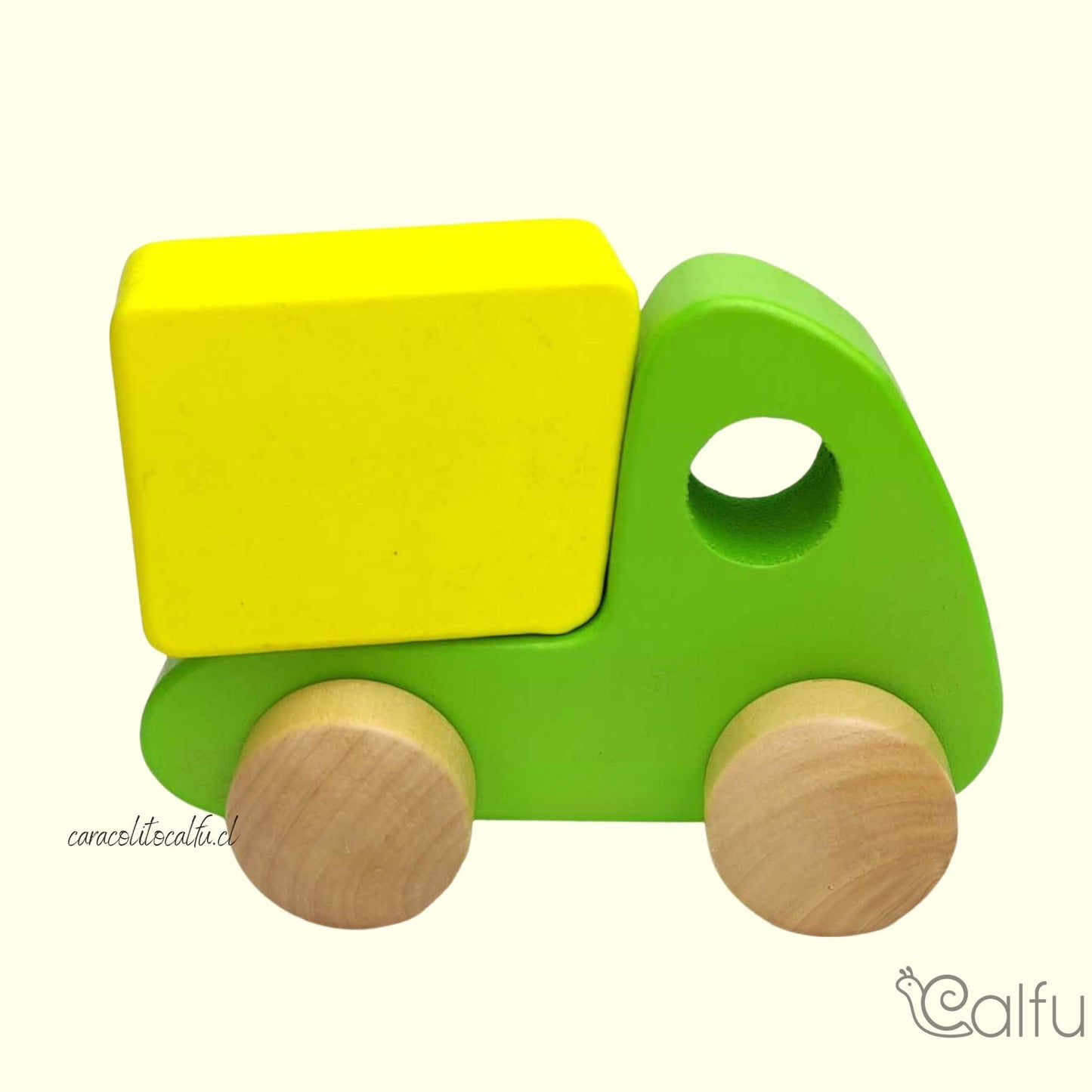 Set Medios de transporte de madera