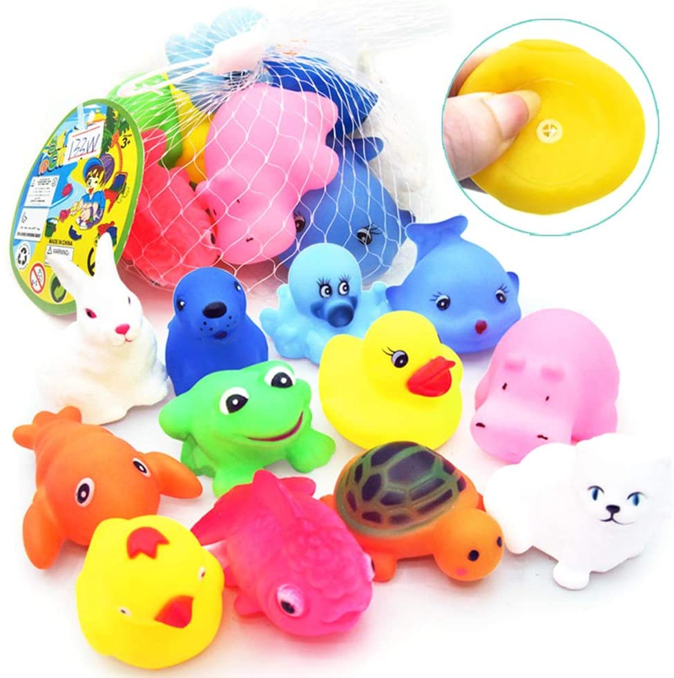 Set 10 Juguetes de goma para la Hora del Baño