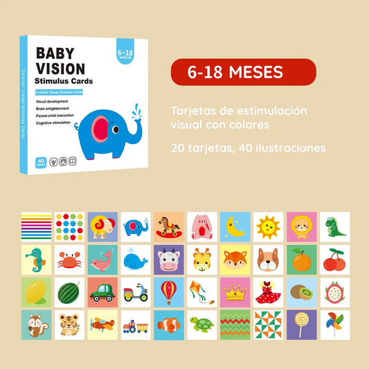 Tarjetas de Estimulación Visual 6 a 18 meses