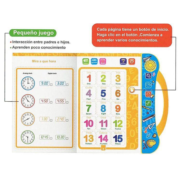 Libro de Aprendizaje Interactivo Bilingüe