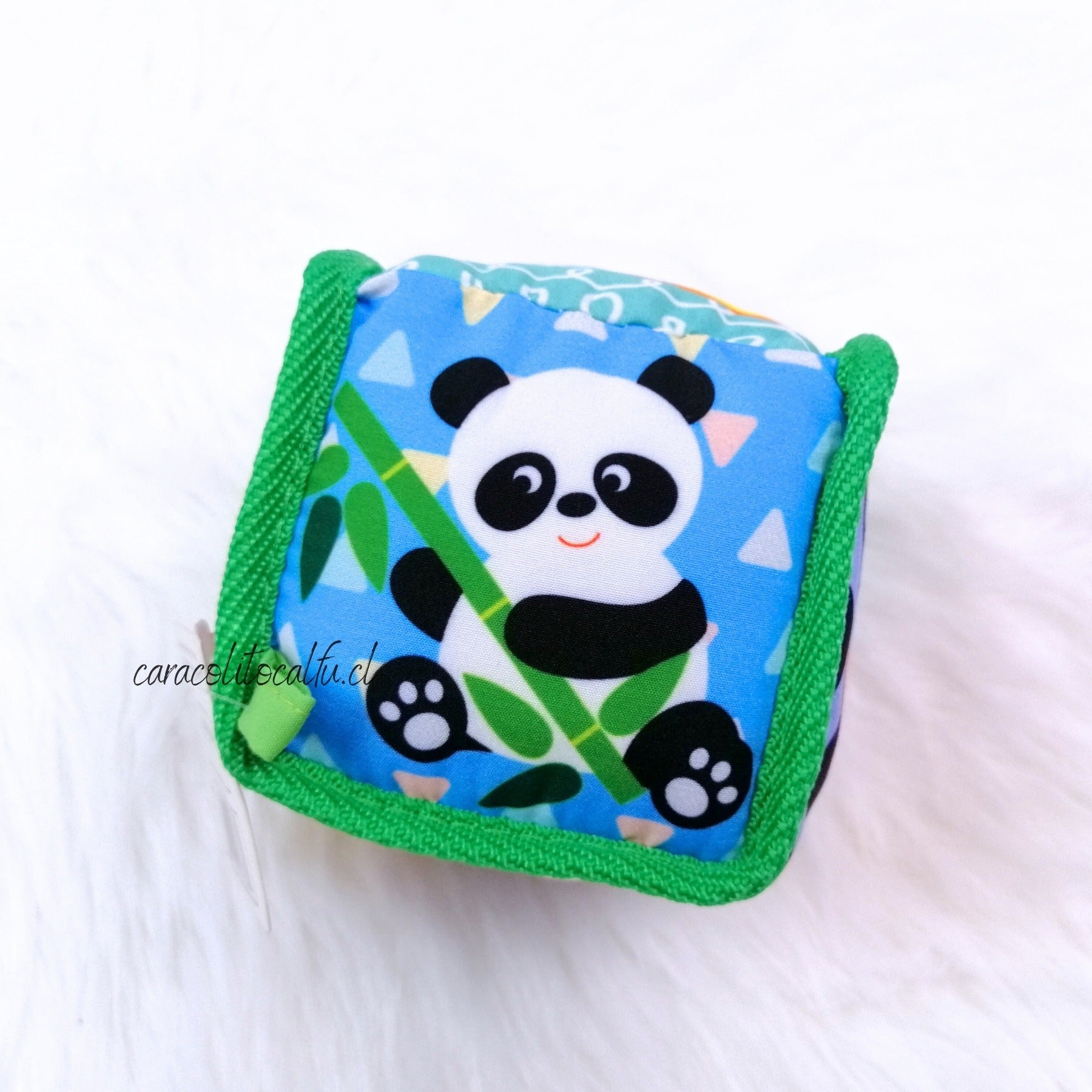 Pack Sensorial para Bebé – Cubo y Pelota de Tela con Colores y Texturas