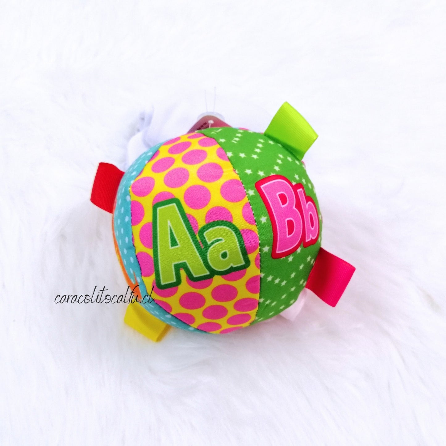 Pack Sensorial para Bebé – Cubo y Pelota de Tela con Colores y Texturas