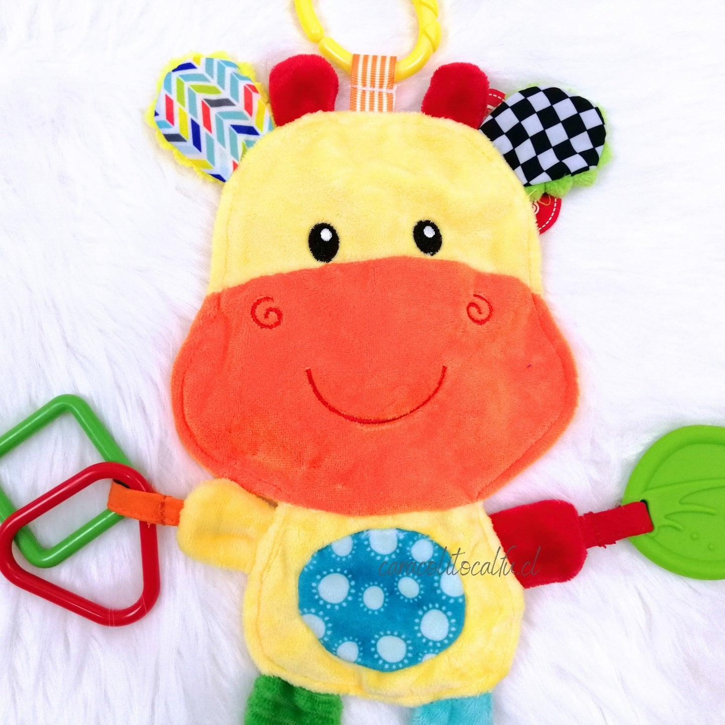 Paño Sensorial con Mordedores - Jirafa