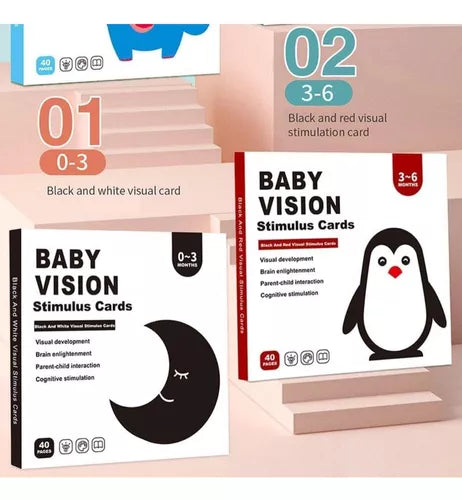 Completo Set Tarjetas de Estimulación Visual 0 a 36 meses