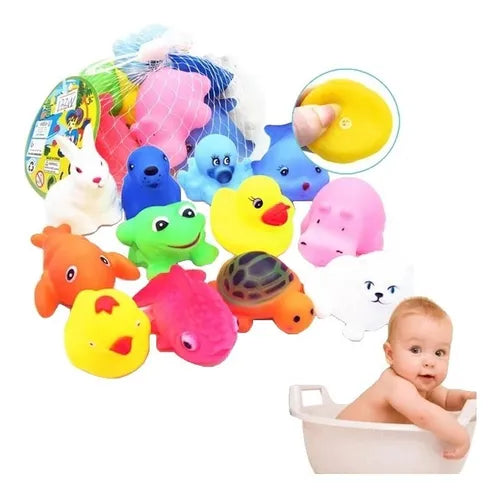 Set 10 Juguetes de goma para la Hora del Baño