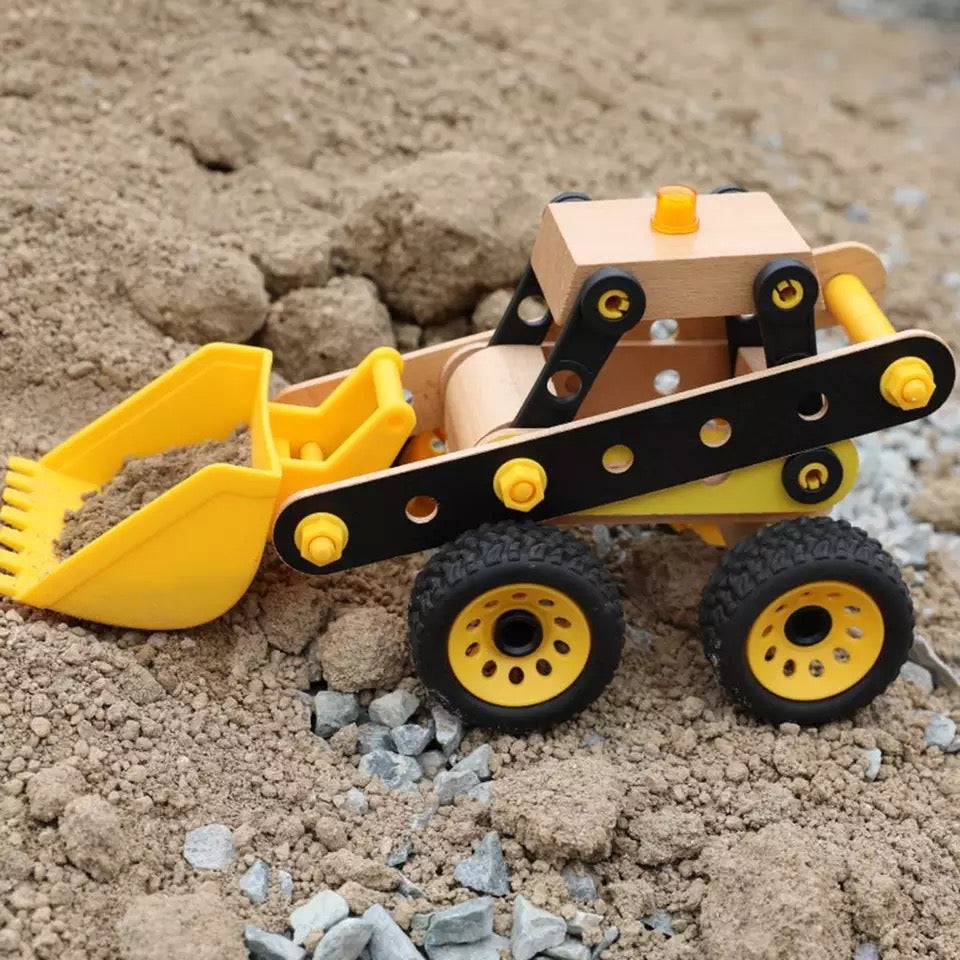 Excavadora armable para niños
