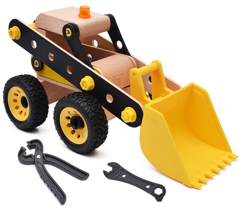 Excavadora armable para niños