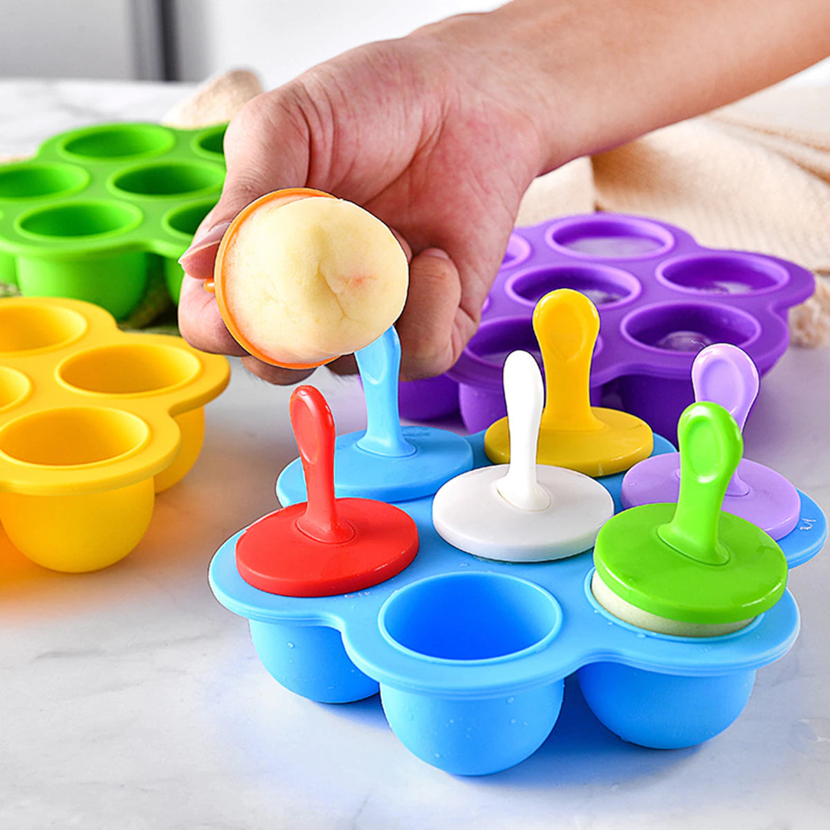 Molde Silicona Para Helados