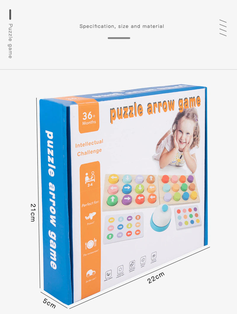 Juego Didáctico Patrones Flechas y Colores