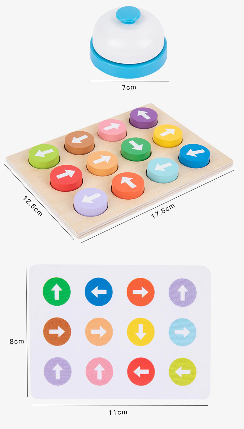 Juego Didáctico Patrones Flechas y Colores