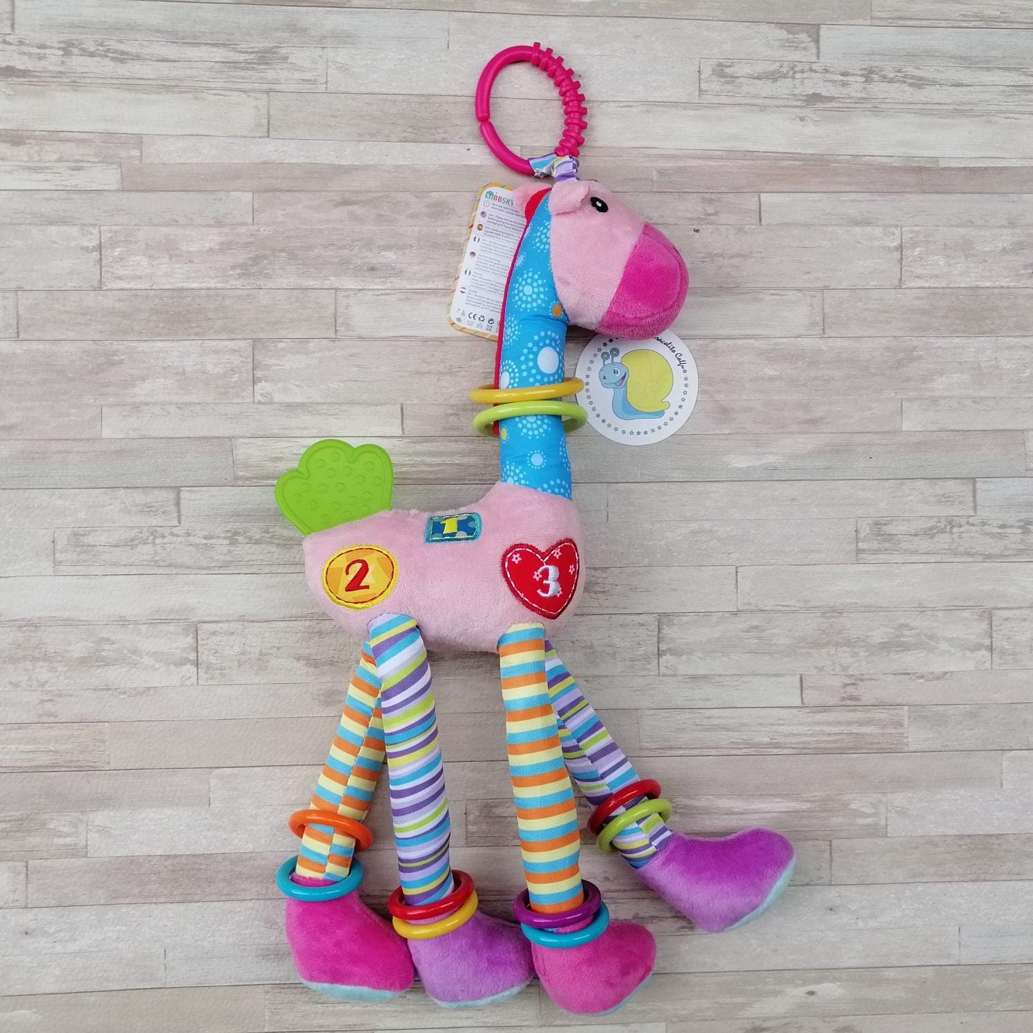 Peluche de Estimulación Jirafa XL 47cms
