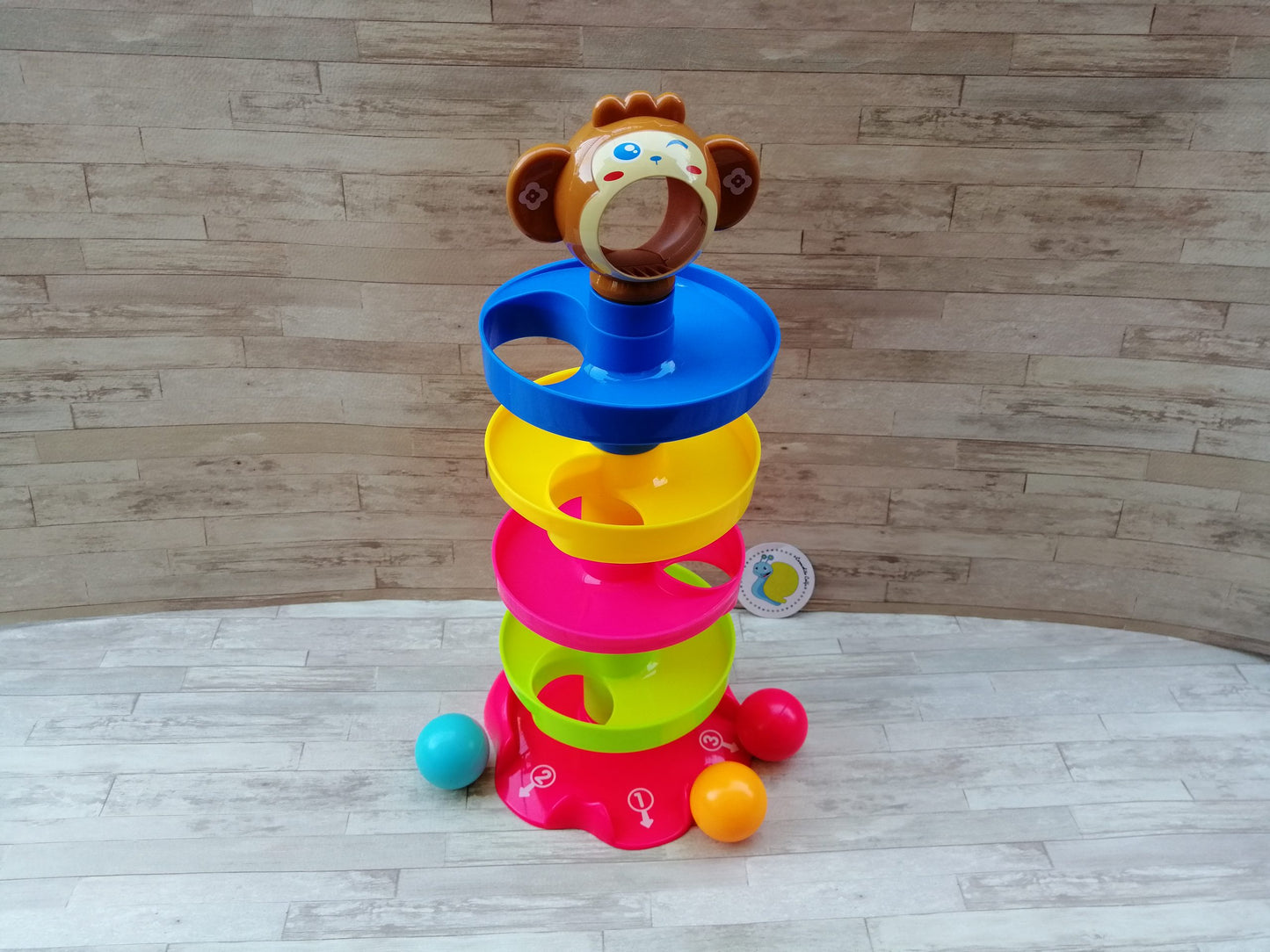 Juego En Forma De Torre Tobogán Para Lanzar Pelota Roll Ball