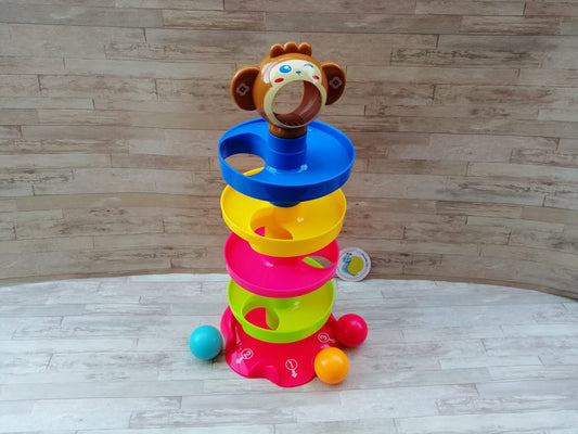 Juego En Forma De Torre Tobogán Para Lanzar Pelota Roll Ball