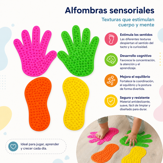 Set de Manos y Pies Sensoriales - 4 Piezas