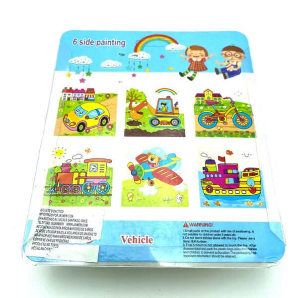 Puzzle 9 Cubos de Madera