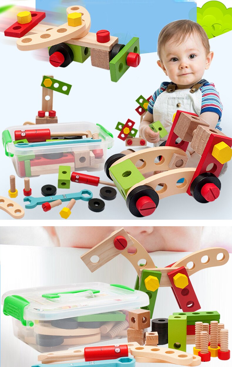 Set de Construccion Mecano de Madera
