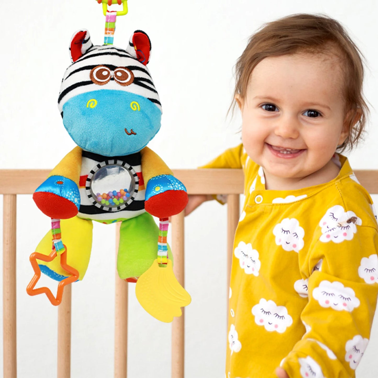 Peluche Estimulación para bebé diseño Cebra