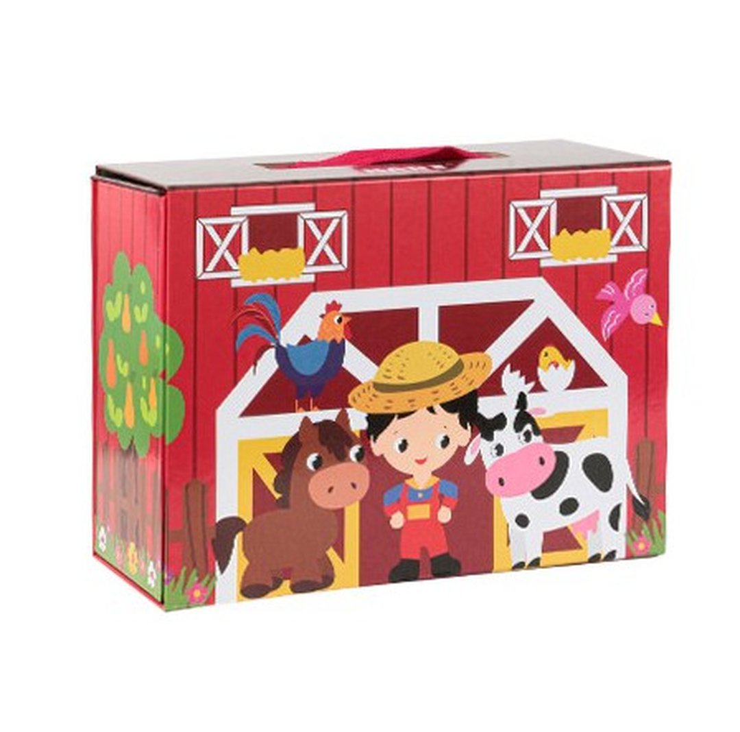Maletin Tematíco con Escenario y Personajes de madera