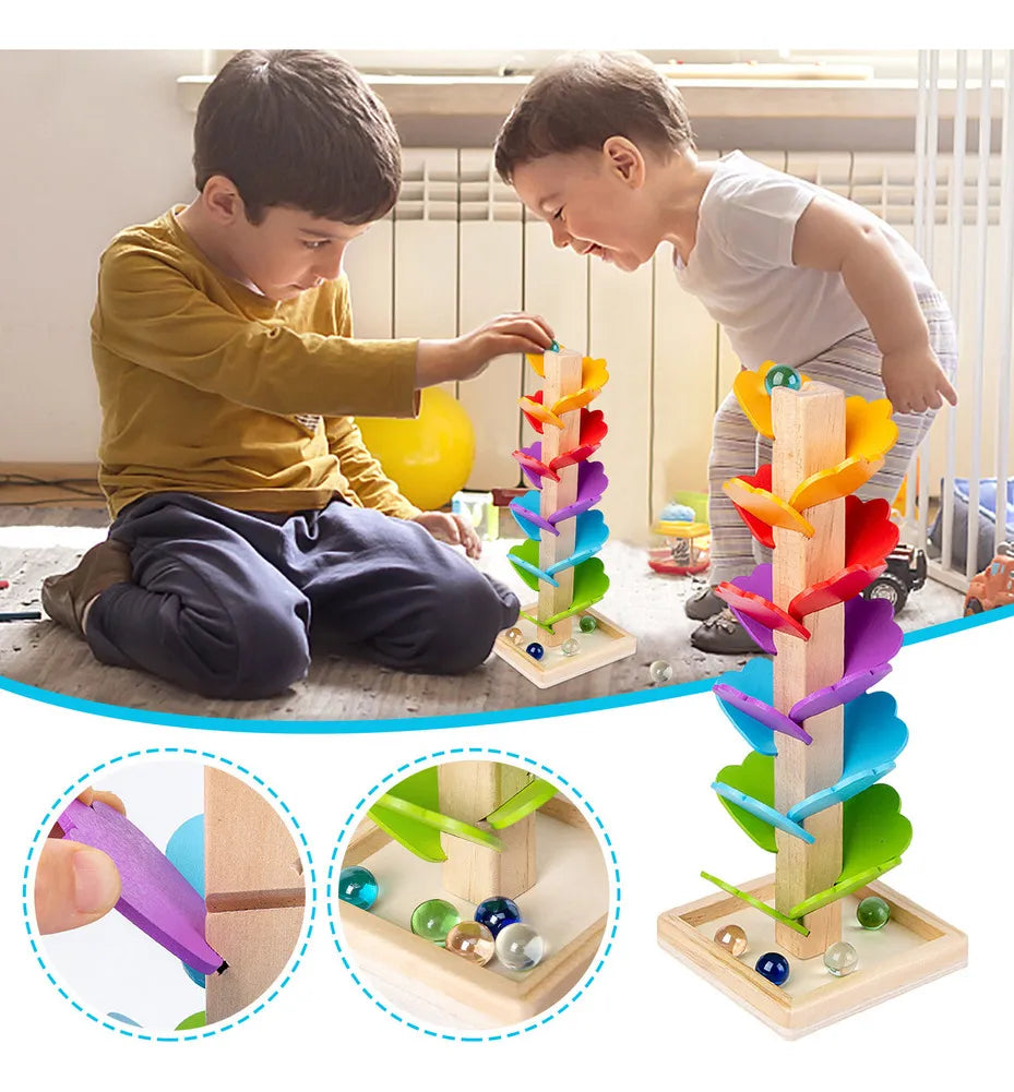 Arbol Espiral Musical de Madera