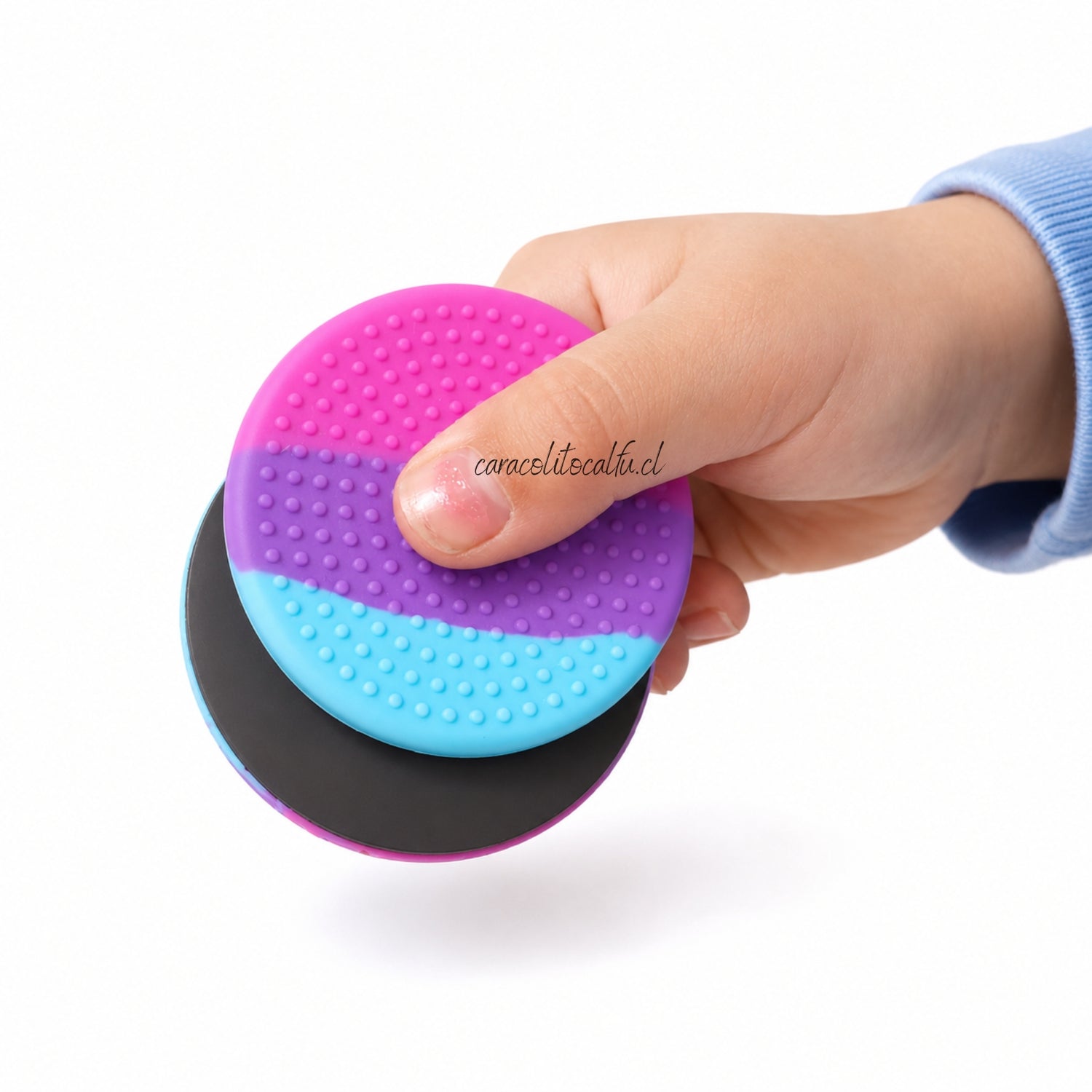 Ficha Sensorial Giratoria con Texturas - Silicona