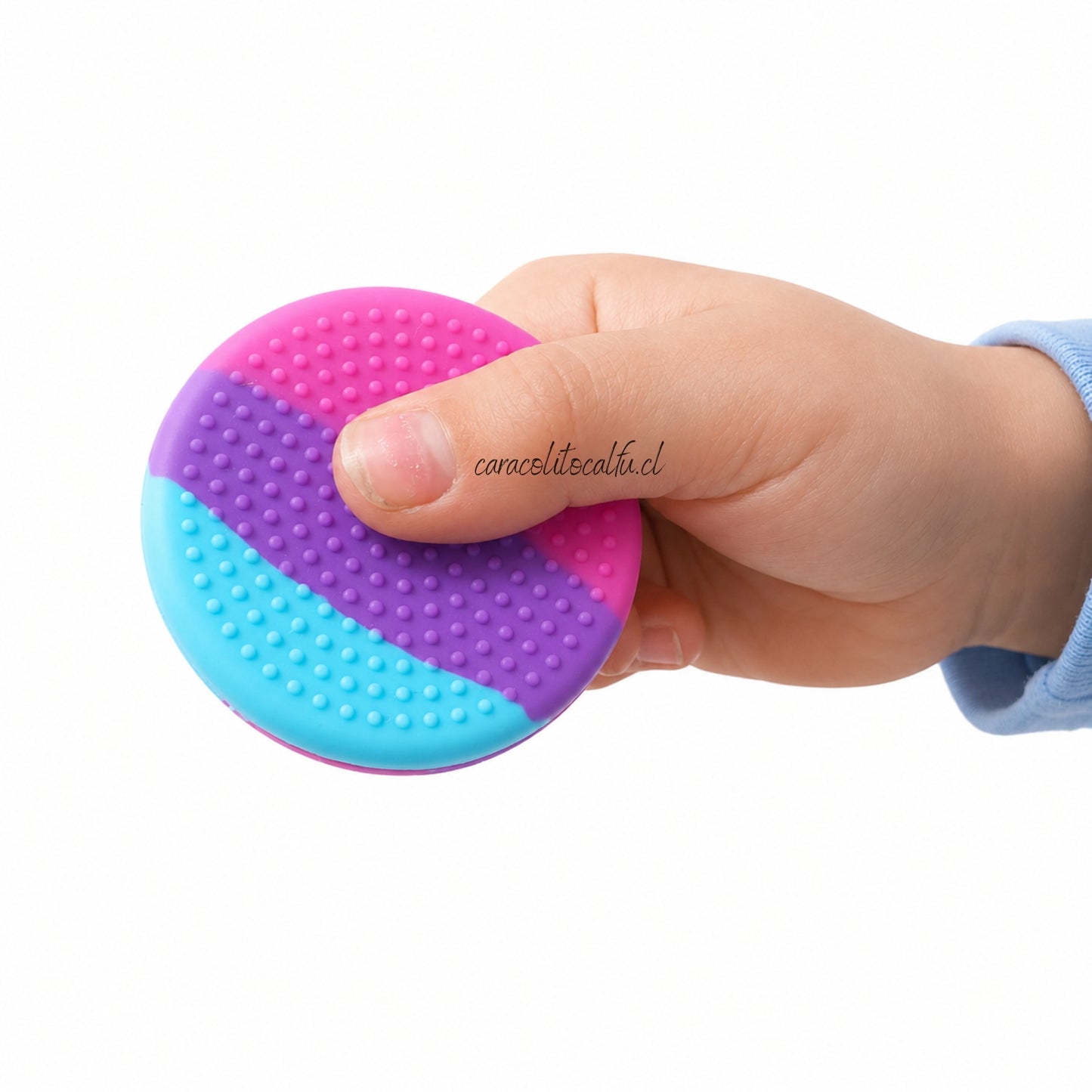 Ficha Sensorial Giratoria con Texturas - Silicona