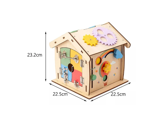 Casa de Madera Habilidades Montessori