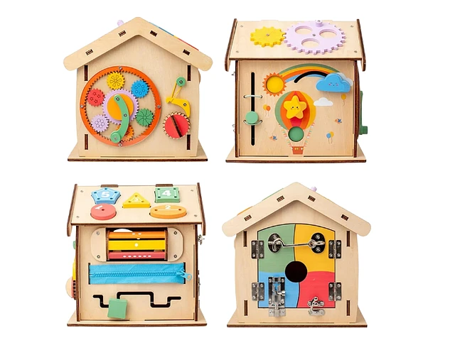Casa de Madera Habilidades Montessori