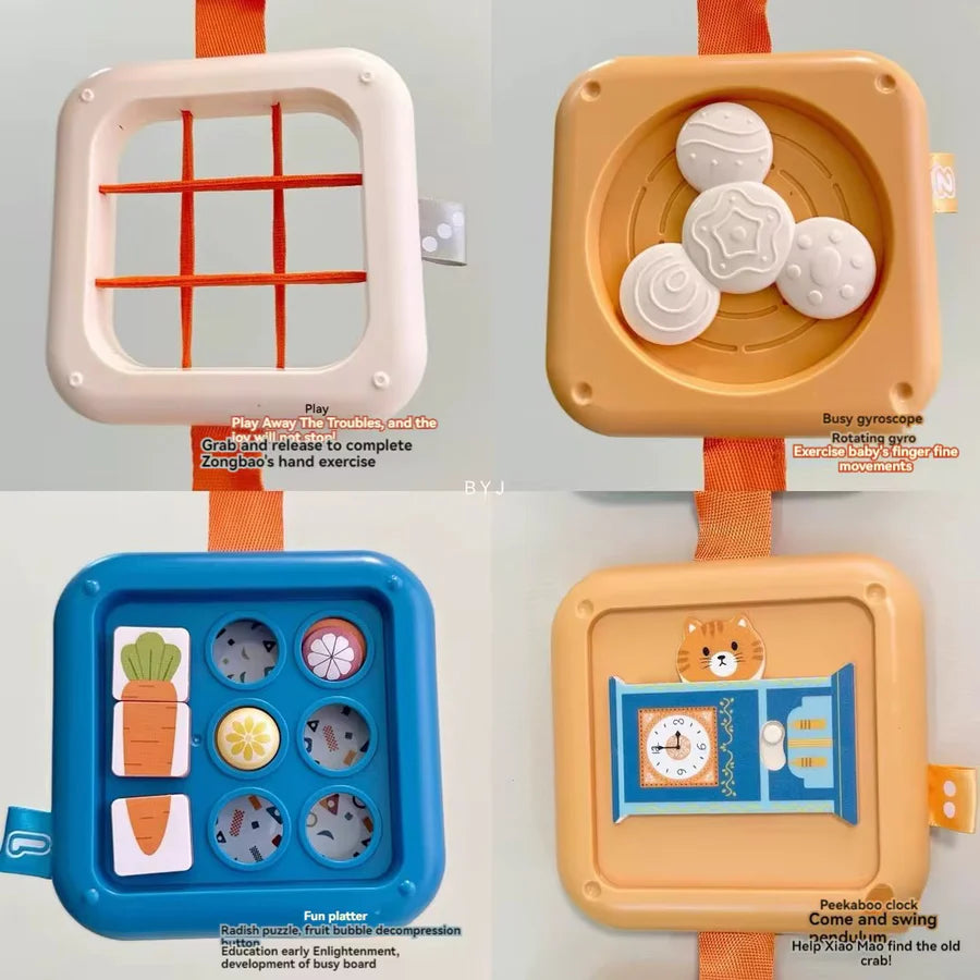 Cubo sensorial actividades 8 en 1