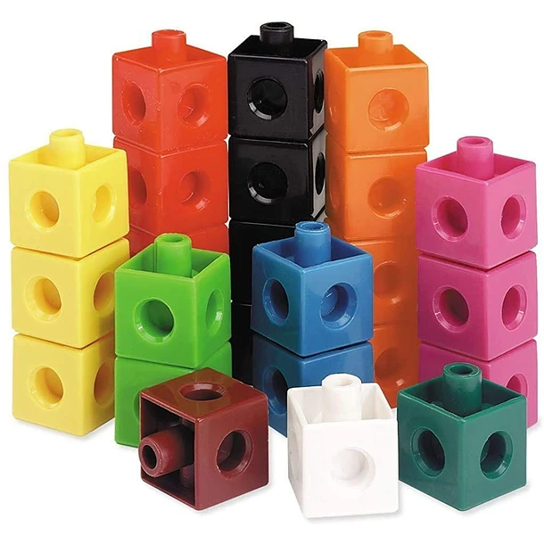 100 Cubos multiencaje Unifix