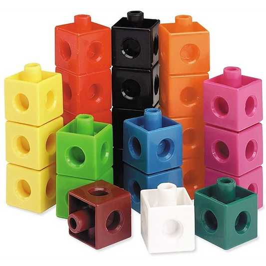 100 Cubos multiencaje Unifix