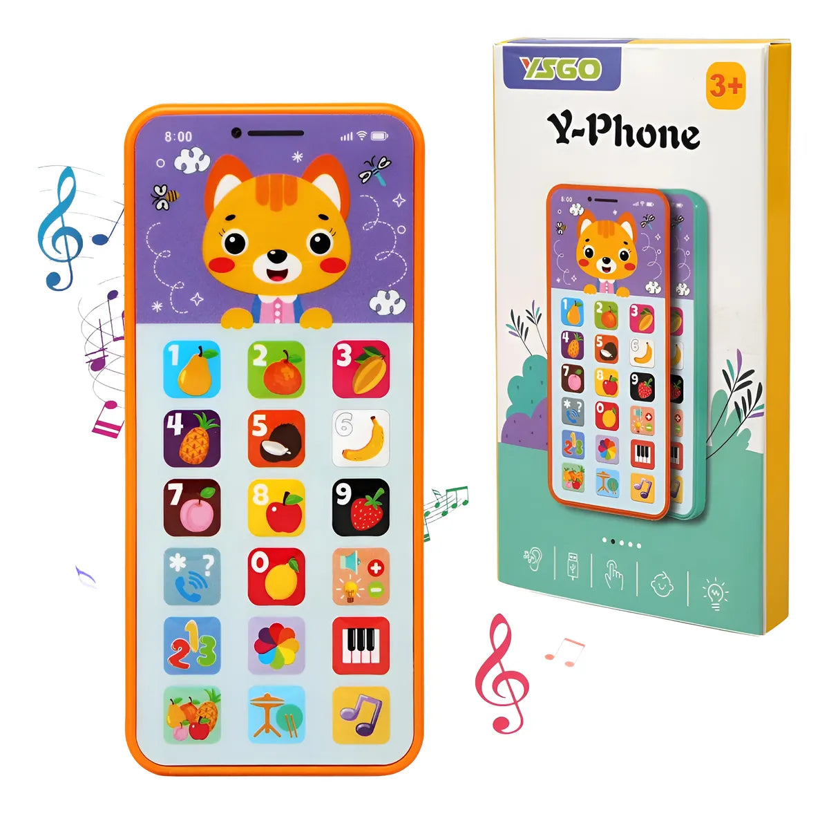 Celular Interactivo Musical Recargable