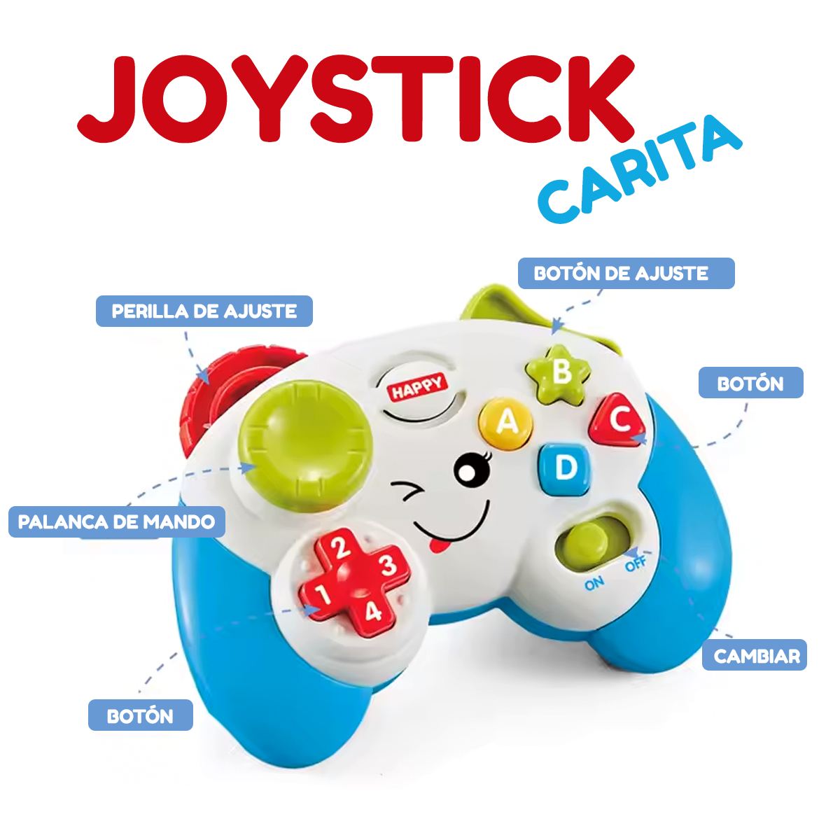 Control Videojuegos Interactivo para bebés