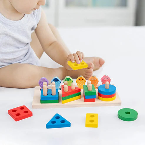 Juego De Pesca Magnético Y Encaje de Madera