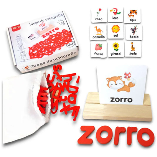 Juego de ortografía infantil