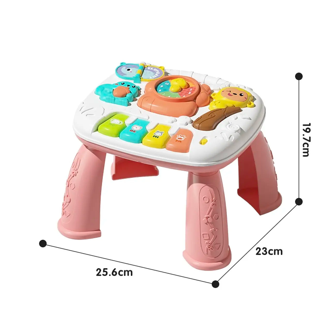 Mesa Aprendizaje Infantil 4 en 1 con Luz y Música