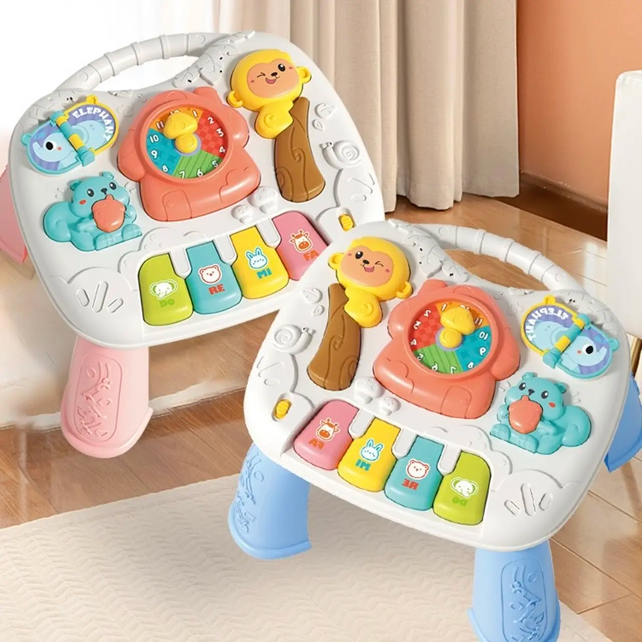 Mesa Aprendizaje Infantil 4 en 1 con Luz y Música