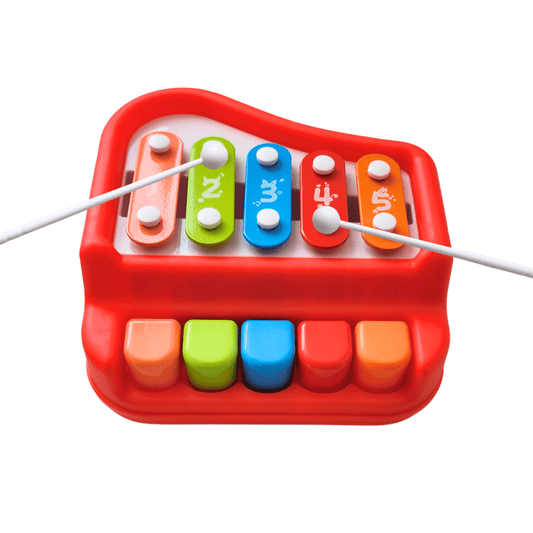 Metalófono + Piano Infantil
