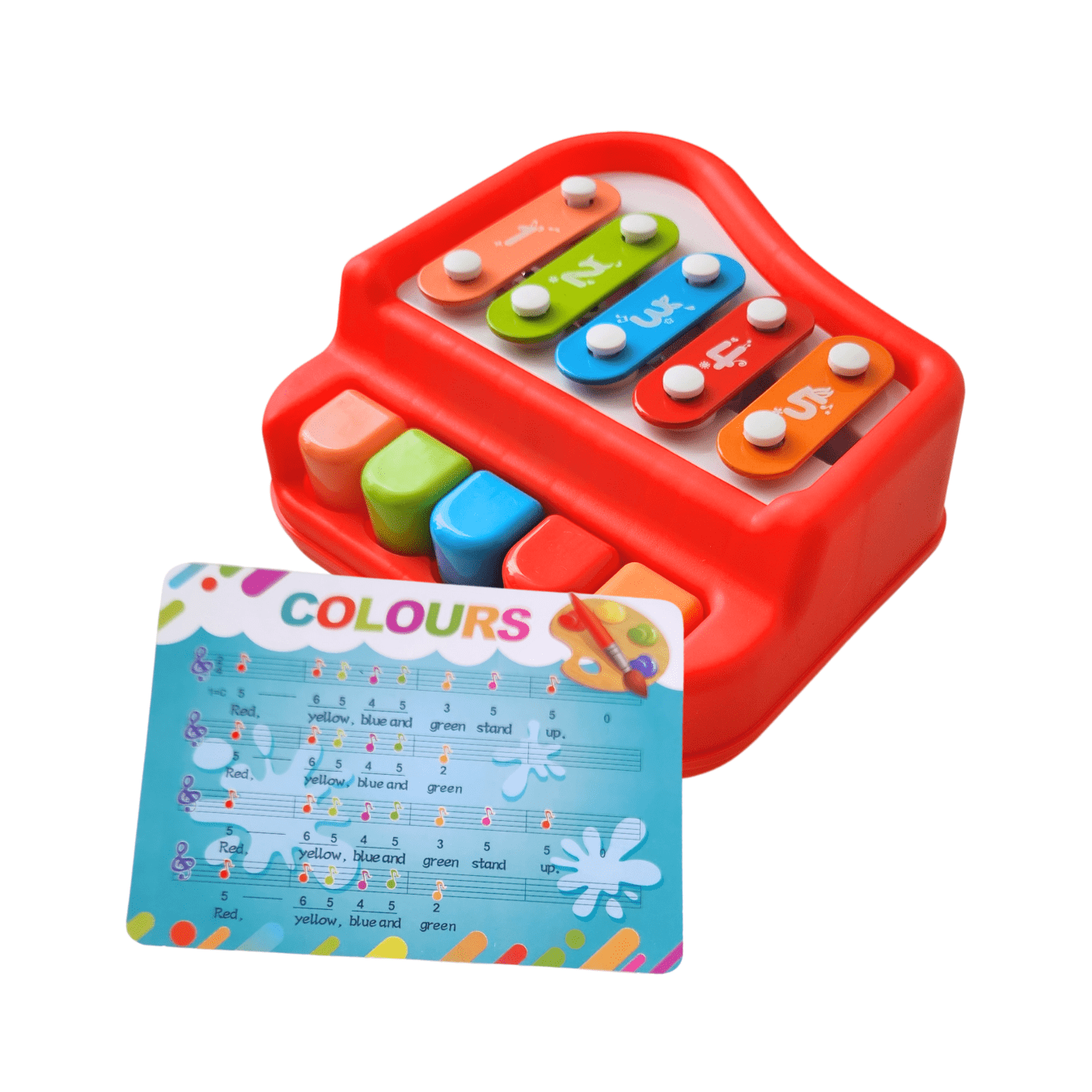Metalófono + Piano Infantil