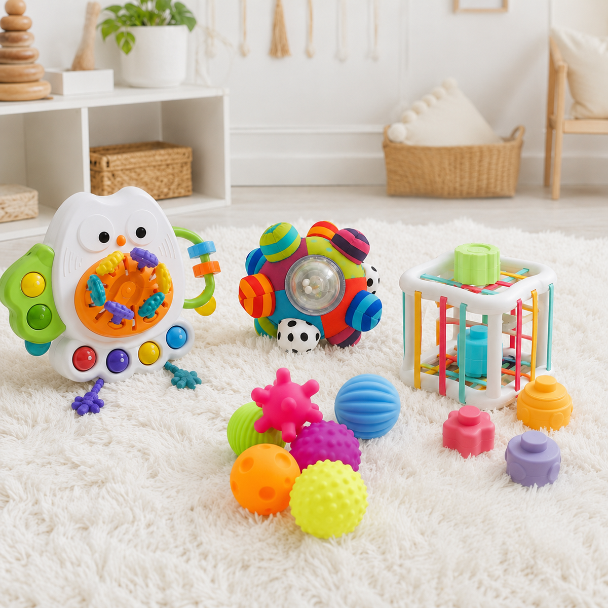 Pack Estimulación Completo: Exploración y Descubrimiento para Bebés 6-12 Meses