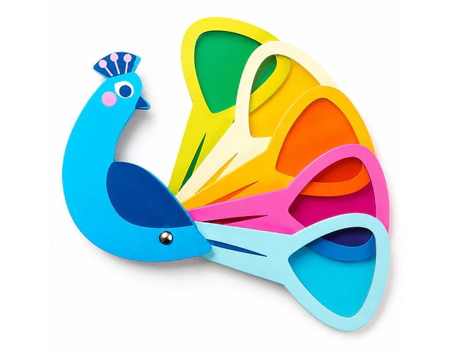 Pavo Real Arcoiris Sensorial