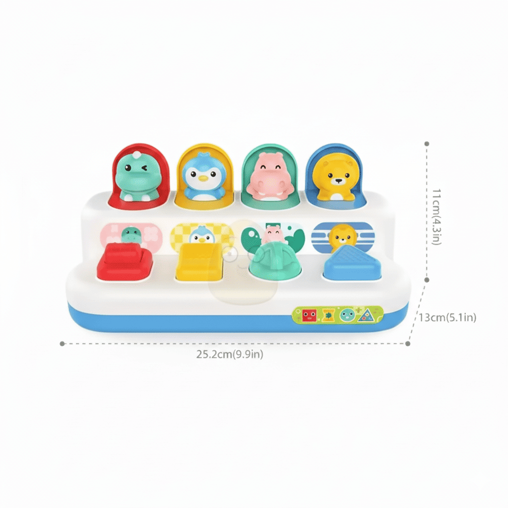 Juguete Pop-Up Animalitos para Bebé