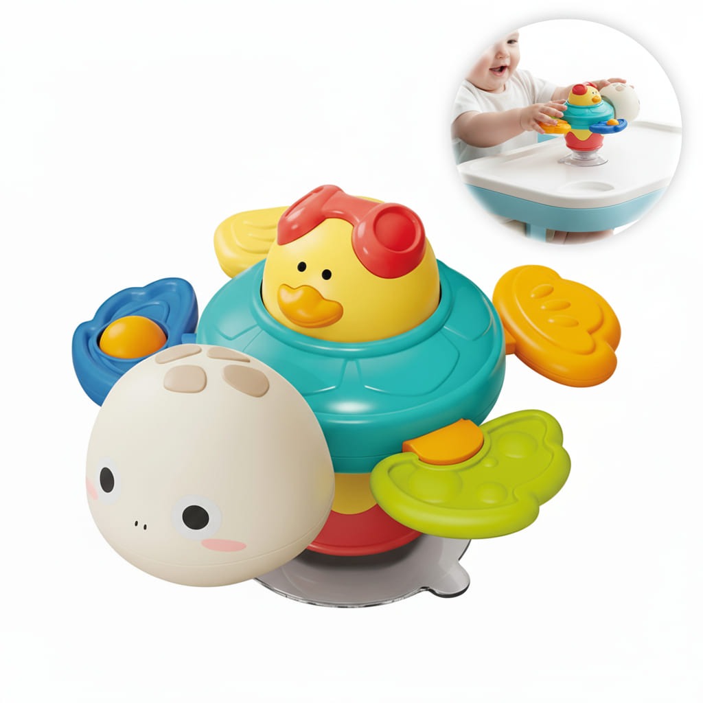 Tortuga Spinner interactivo con Ventosa