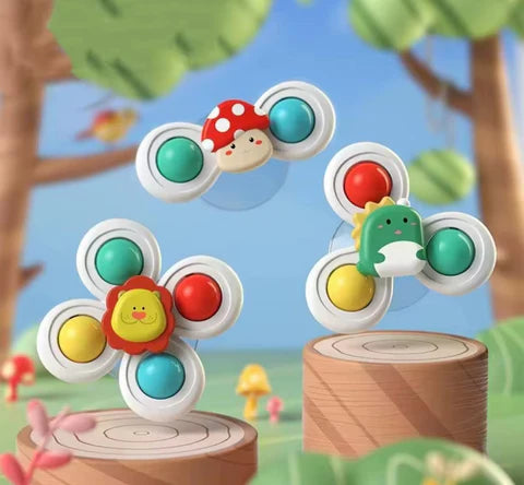 Pack 3 Spinners con Ventosa