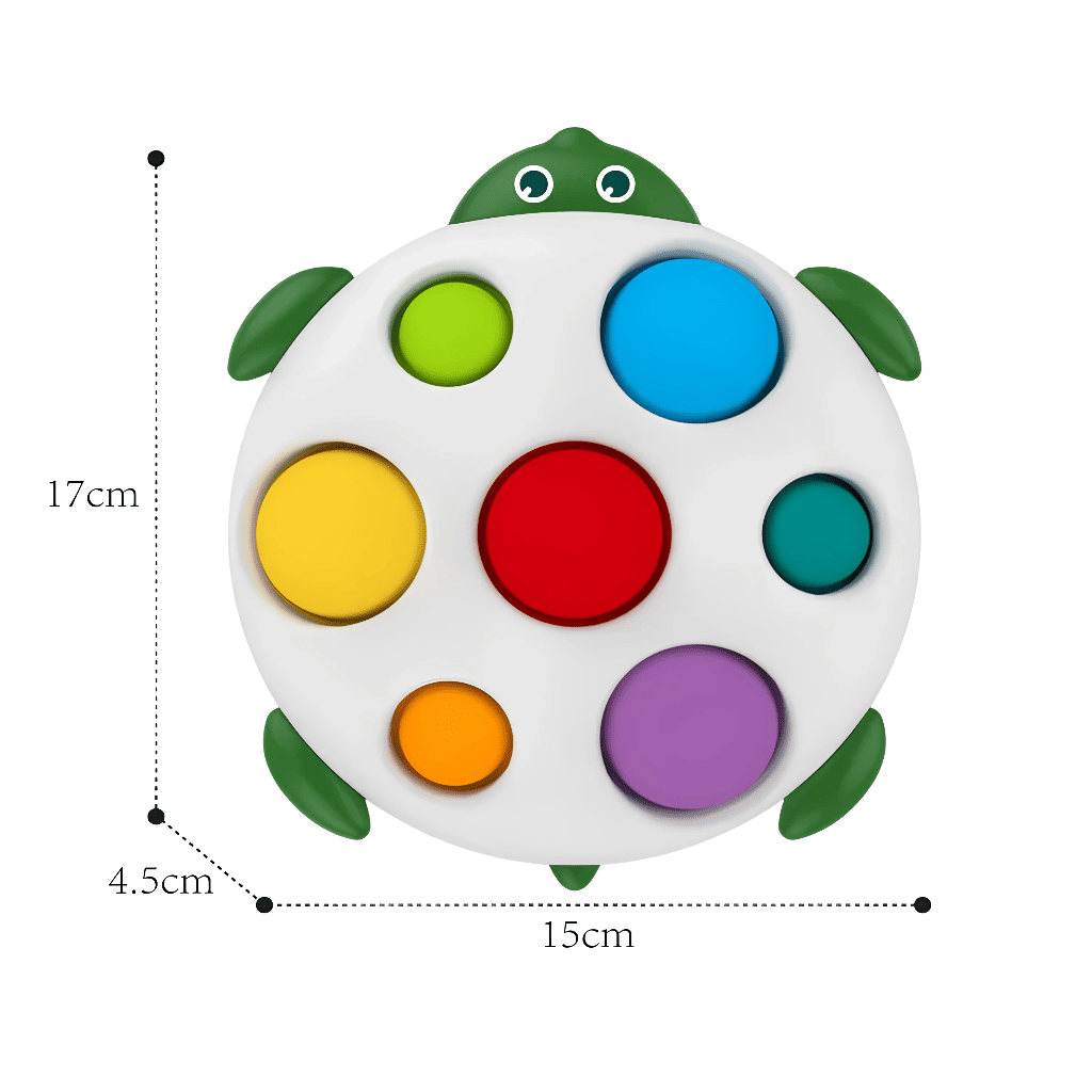 Tablero Apretable Pop-it sensorial Tortuga